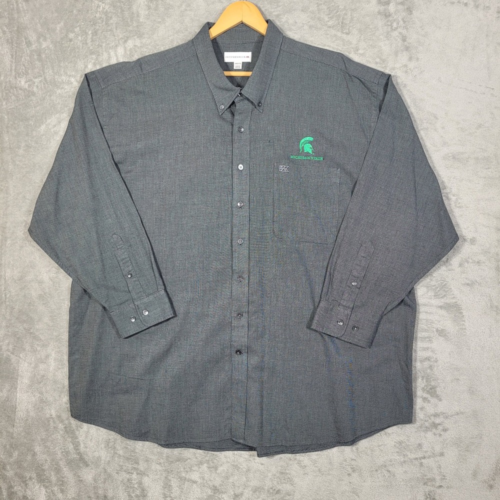 Cutter & Buck Michigan State Spartans Shirt 4XB Button Down NCAA